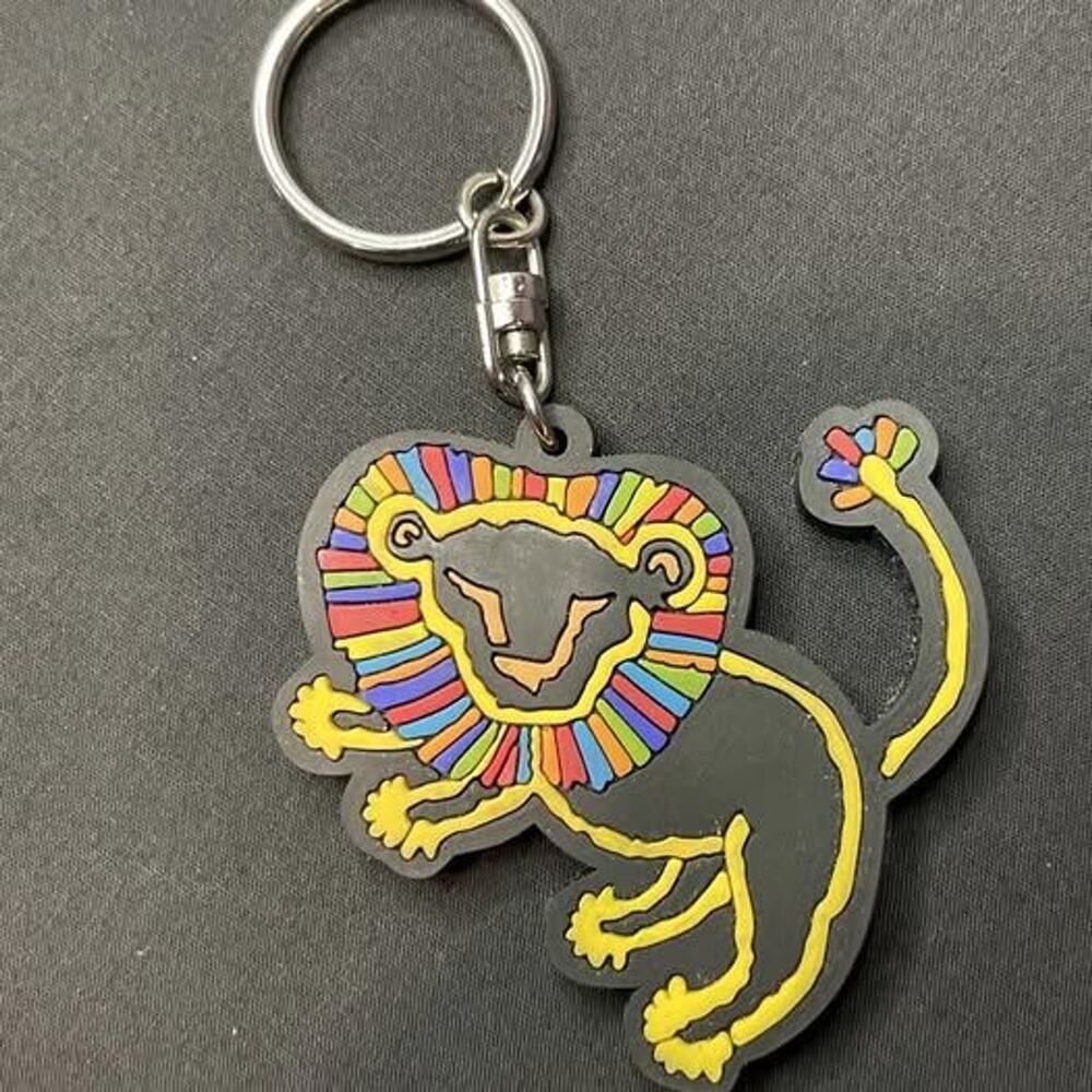 Vintage The Lion King The Musical Key Chain Disney Rubber